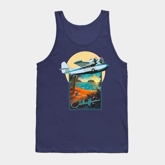 Goose over Hawaii Tank Top by Spyinthesky